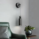 Axyaa Modern Minimalist Wall Sconce Light Fixture Copper Gold Black Bedroom Living Room