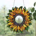 Sunflower Acrylic Wall Hanging by Axyaa - Home Decorative Art for Bedroom or Window