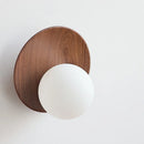 Axyaa Round Ball Glass Wall Sconces for Modern Home Décor