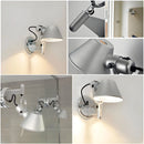 Axyaa 360° Rotating Shade Swivel Arm Wall Lamp Contemporary Design Adjustable Sconce