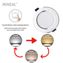 Axyaa LED Downlight Recessed Ceiling Lamp 3-color dimmable Spotlight 5W-15W AC 220V