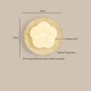 Axyaa Cotton LED Wall Lamps Pull Chain Switch Yellow Travertine Modern Nordic Lighting