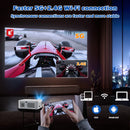 Axyaa 4K Android 12 Projector 1500Ansi Lumens Full HD 1080P Home Theater 5G WiFi Keyston