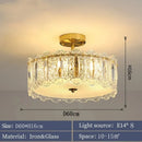 Axyaa Modern Retro Glass Luxury Chandelier for Living Room and Bedroom