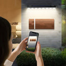 Axyaa Solar Wall Light: Outdoor Waterproof LED Garden Lamp for Home Atmosphere Lighting