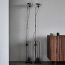 Axyaa Designer Stainless Steel LED Floor Lamp for Stylish Living Room Lighting