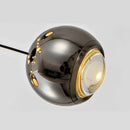 Axyaa Modern Crystal Chandelier Ball Hanging Lamps in Gold