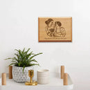 Axyaa Custom Vintage Wooden Photo Frames for Personalized Couple Gifts
