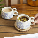 Axyaa Nordic Milk Gift Ceramic Mug Coarse Pottery Coffee Cup
