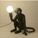 Axyaa Monkey Wall Lamp: Resin Hemp Rope Chandelier for Children's Room, Bar, and Restaurant