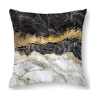 Axyaa Luxe Marble Pattern Pillow Covers for Sofa Bedroom Car.