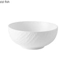 Axyaa Stone Patterned Large Capacity Ceramic Soup Bowl