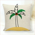 Axyaa Floral Linen Pillowcase 45*45cm for Home & Office Decor