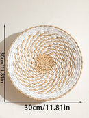 Seagrass Wall Basket: Handmade Boho Home Decor by Axyaa