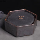 Axyaa Frosted Ceramic Dim Sum Plate for Oriental Delights