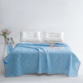 Axyaa Silk Ice Cream Summer Quilt - Solid Color Air Conditioning Quilt