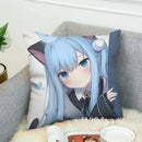 Axyaa Shizuku Anime Pillow Covers 45*45 Cushion Cover for Fall Decor