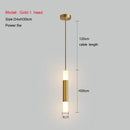Axyaa Modern LED Tube Chandelier for Bedroom and Living Room