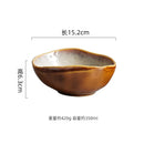 Axyaa Flame-Killed Ceramic Soup Pasta Salad Serving Bowls Set