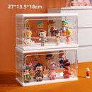Axyaa Collectible Figures Display Stand Case for Toys & Dolls - Large Capacity & Dust-proof