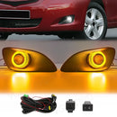 Axyaa Angel Eyes Fog Light DRL for Toyota Yaris Belta Vios 2006-2011