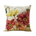 Axyaa Flower Print Cushion Cover 45*45cm Home Decor Sofa Pillow
