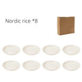 Axyaa Nordic Color Large Round Plate Set - 23CM, Shatter Resistant, Microwave Safe