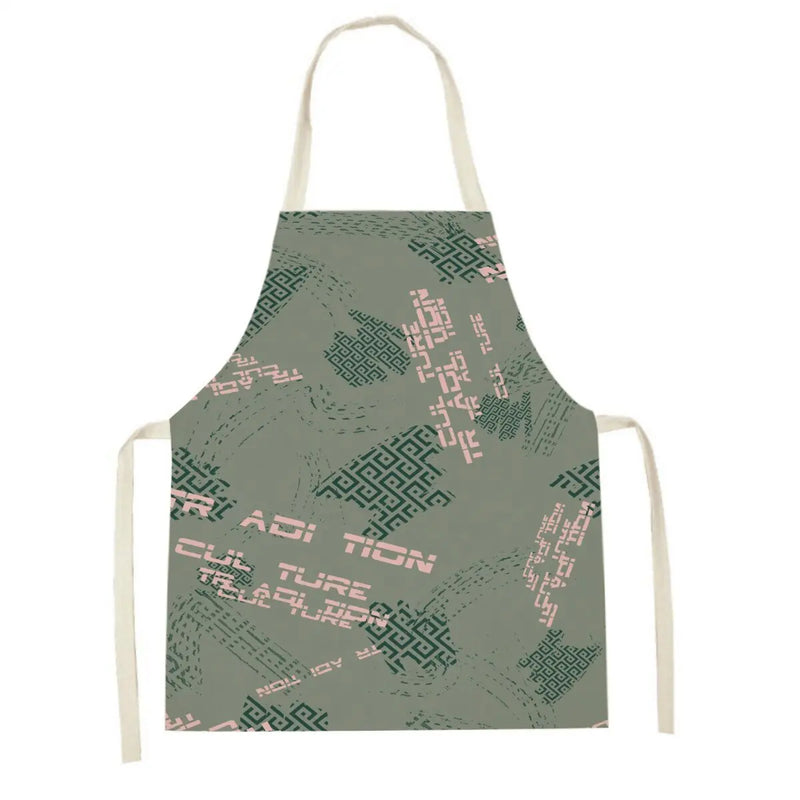 Axyaa Red Flower Kitchen Apron for Adults and Kids