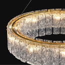 Axyaa Copper Chandelier: Elegant Minimalist Lighting for Living Room, Dining Room, Bedroom