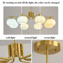 Axyaa Nordic Glass LED Pendant Lights for Home Decor and Interior Lighting