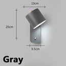 Nordic Adjustable LED Wall Lamp for Bedroom Closets by Axyaa