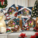 Santa Claus LED Luminous Pillowcase, Festive Axyaa Brand Design for Christmas Home Decor