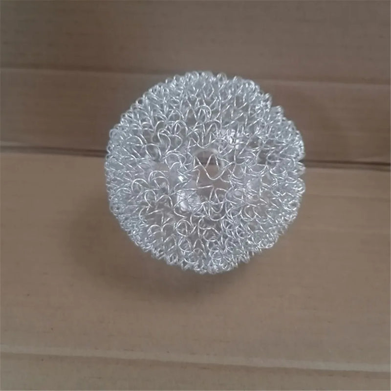 Axyaa Clear Glass G9 Lampshade with Aluminum Wire for 2cm Screw Socket