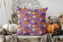 Axyaa Spooky Cake & BOO-licious Halloween Pillow Cover for Sofa, Bedroom, Car