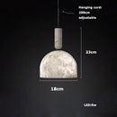 Axyaa Marble Art LED Chandelier - Luxury Dining Room Ceiling Lighting
