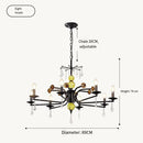 Axyaa Nordic Modern Vintage Chandelier for Living Room, Hall, Bedroom, Dining Room