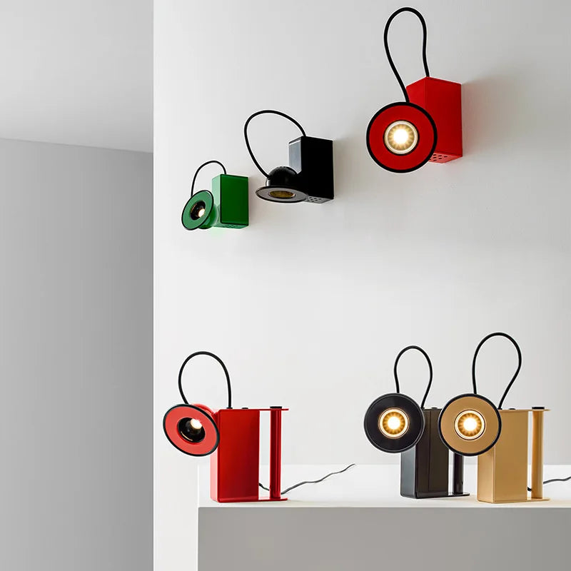 Axyaa Retro Fun Magnetic Table Lamp in Modern Style for Bedroom and Children's Room