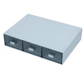 Axyaa Acrylic Pen Holder & Desk Organizer with Drawers - Transparent Makeup Storage Box