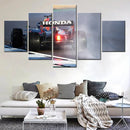 Axyaa Race Cars Formula 1 2021 Honda Canvas Wall Art for Home Decor
