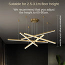 Luxury LED Pendant Chandelier by Axya for Dining Room Bedroom Lighting
