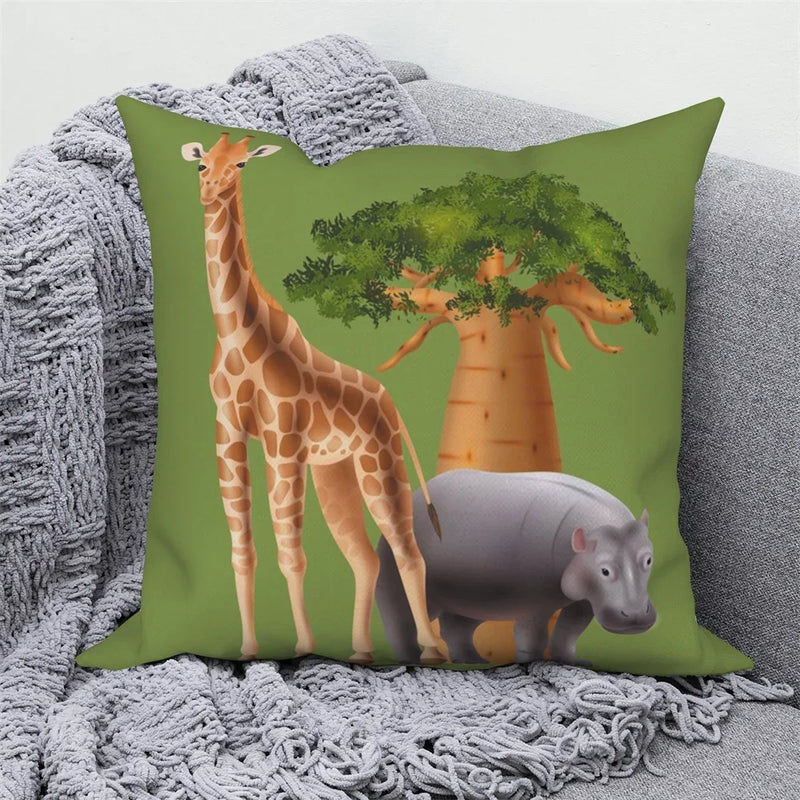 Flamingo Animal Pillowcase for Home Decor - Axyaa Brand