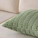 Corduroy Green Cushion Cover 45x45cm Axyaa Brand Sofa Pillowcase Home Decor