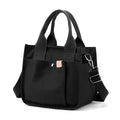 Axyaa Multi-partition Small Tote Handbag for Work and Outings