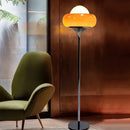 Axyaa Vintage Medieval Table Lamp with Dimmable Egg Tart Glass Shade
