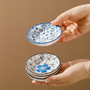 Axyaa Mini Ceramic Plate Set for Sushi Soy Sauce & Snacks
