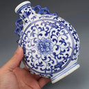 Axyaa Qianlong Blue White Jingdezhen Ceramic Vase Collection