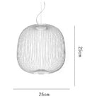 Axyaa Iron Birdcage Pendant Light for Restaurant and Living Room