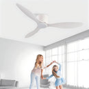 Axyaa Nordic Ceiling Fan with 6 Speed Remote Control for Large Spaces