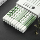 Axyaa Ceramic Chopsticks Set: Anti-Slip, Food Grade Flowers, Antibacterial, Mildew Resistant