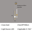 Axyaa Modern LED Pendant Lamp for Nordic Minimalist Bedroom and Living Room